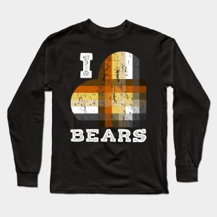 I Love Bears for Gay Bears and Bear Admirers or Chasers | BearlyBrand Long Sleeve T-Shirt